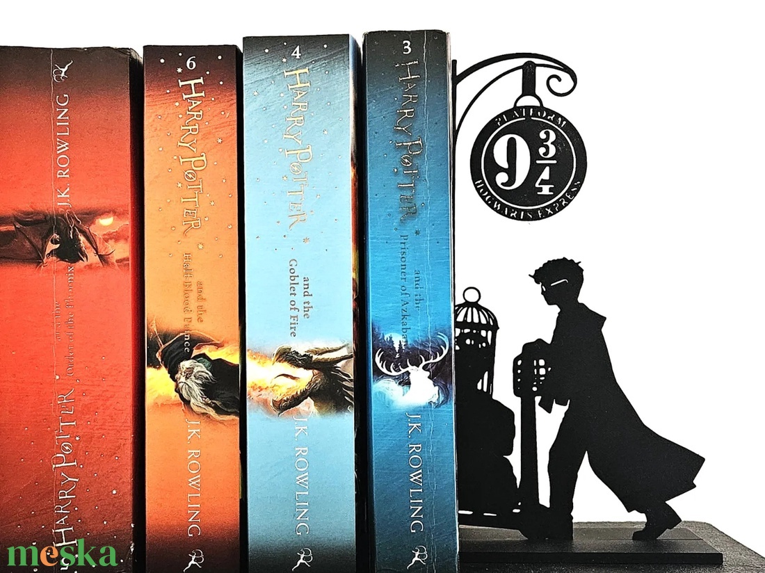 Harry Potter könyvtámasz - otthon & életmód - dekoráció - asztal és polc dekoráció - könyvtámasz - Meska.hu