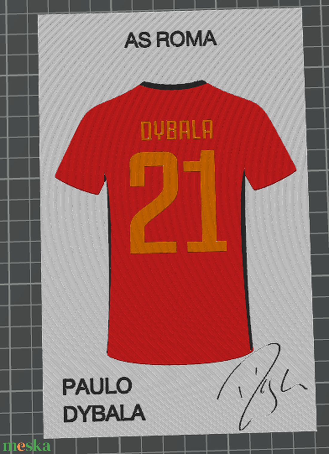 Paulo Dybala egyedi dekor - otthon & életmód - dekoráció - dísztárgy - Meska.hu