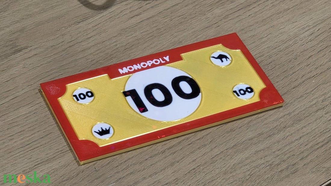 Monopoly ihlette Tap to Pay pálca � Fizess játékosan! - táska & tok - pénztárca & más tok - pénztárca - női pénztárca - Meska.hu