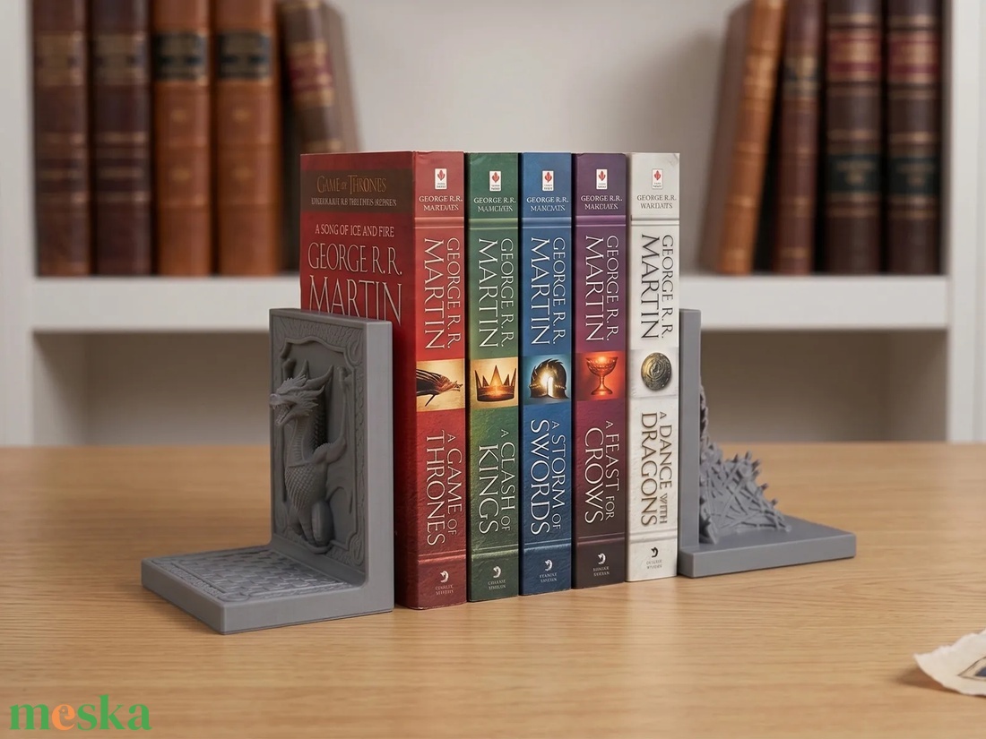 Game of Thrones könyvtámasz - otthon & életmód - dekoráció - asztal és polc dekoráció - könyvtámasz - Meska.hu