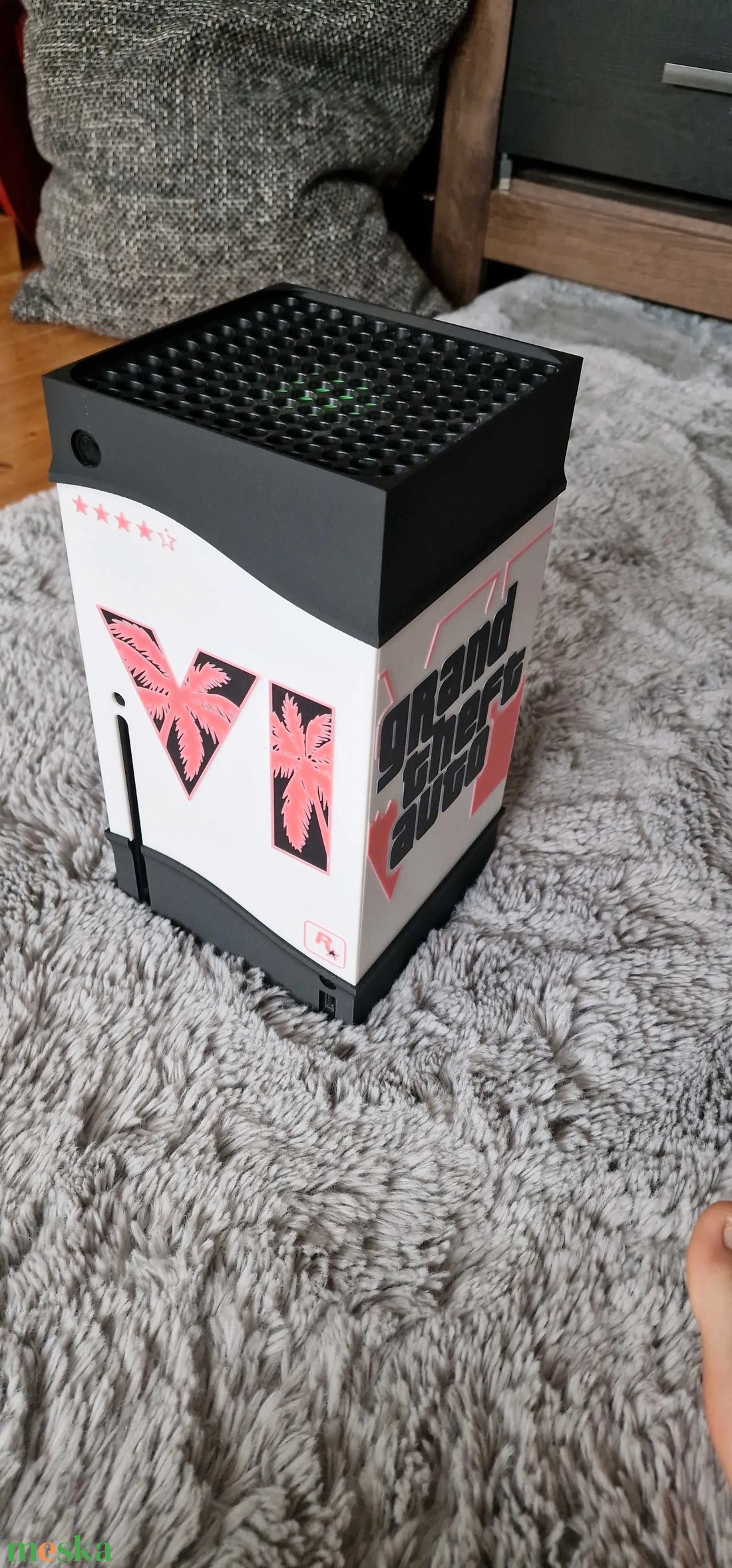 Xbox Series X konzol borítás GTA VI stílusban - művészet - más gyűjtemények - Meska.hu