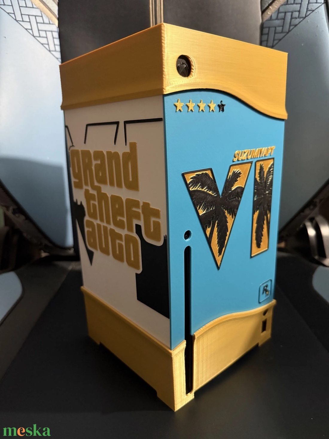 Xbox Series X konzol borítás GTA VI stílusban - művészet - más gyűjtemények - Meska.hu