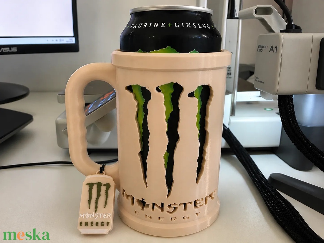 Monster Energy doboztartó korsó és pulcsi � 3D nyomtatott - otthon & életmód - konyhafelszerelés, tálalás - italos kellékek - italtartó - Meska.hu