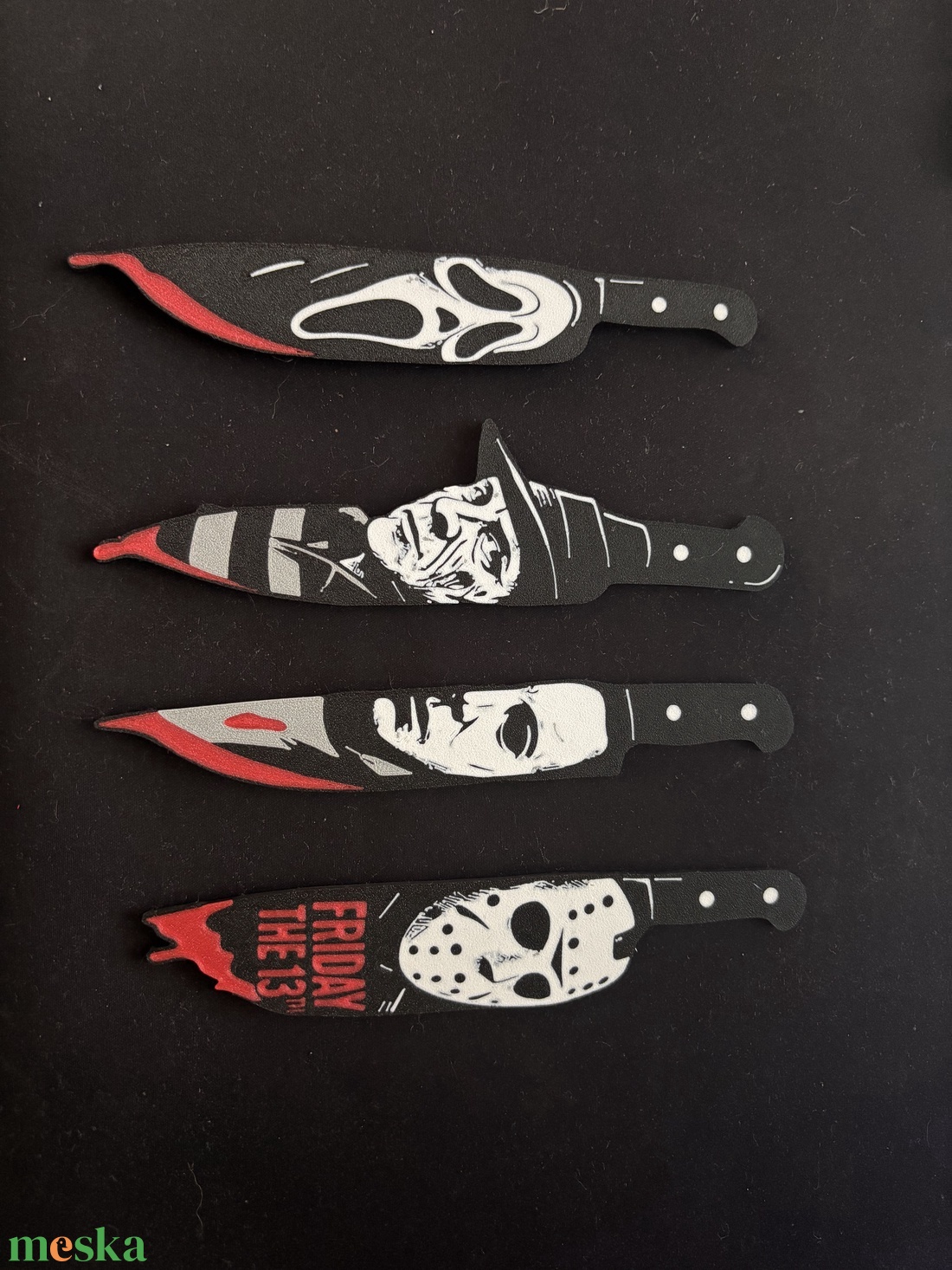 Horror klasszikusok 3D nyomtatott dekorációs kések - otthon & életmód - dekoráció - halloween - halloweeni dekoráció - Meska.hu