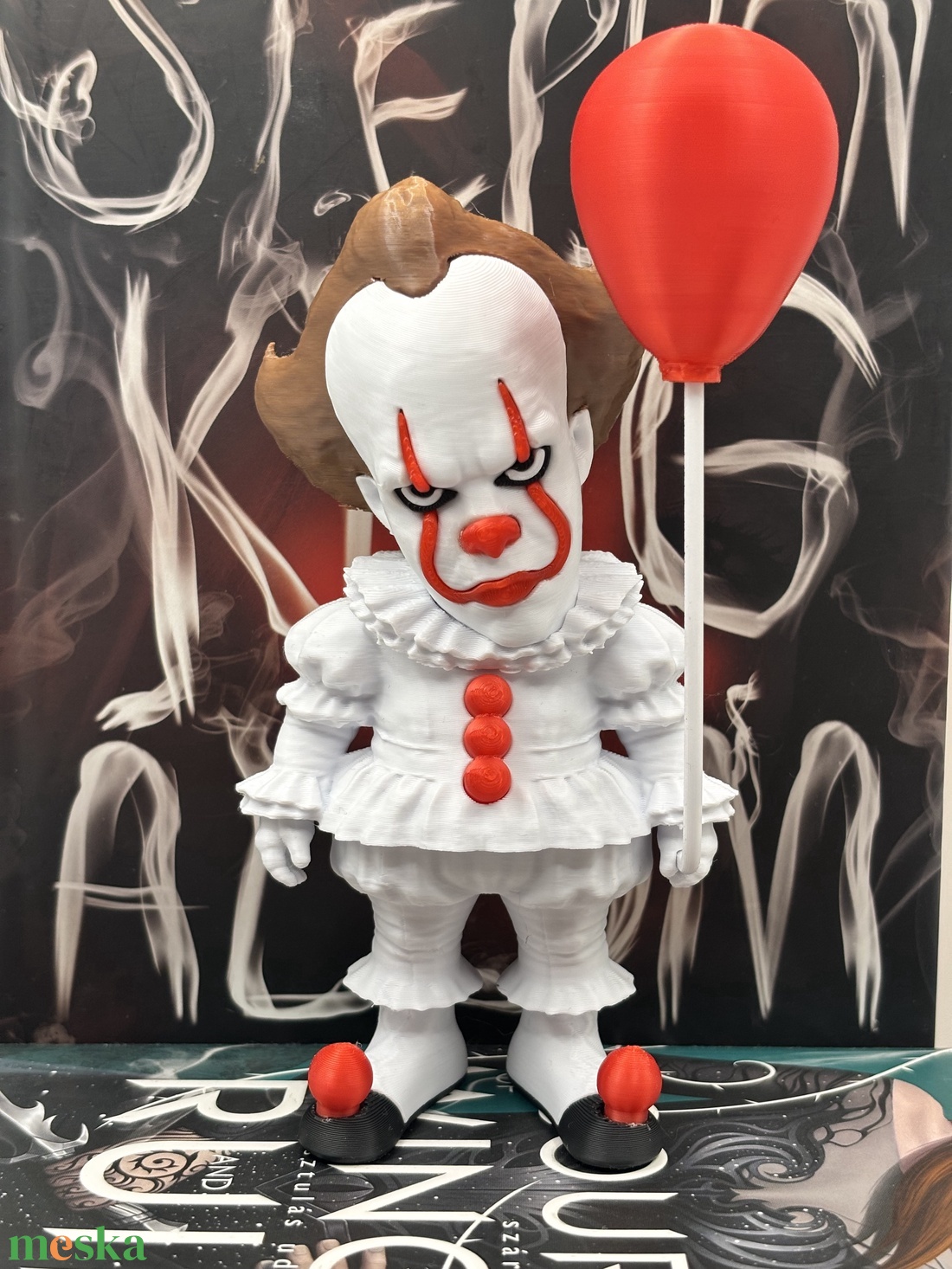Pennywise horror figura - otthon & életmód - dekoráció - halloween - halloweeni dekoráció - Meska.hu
