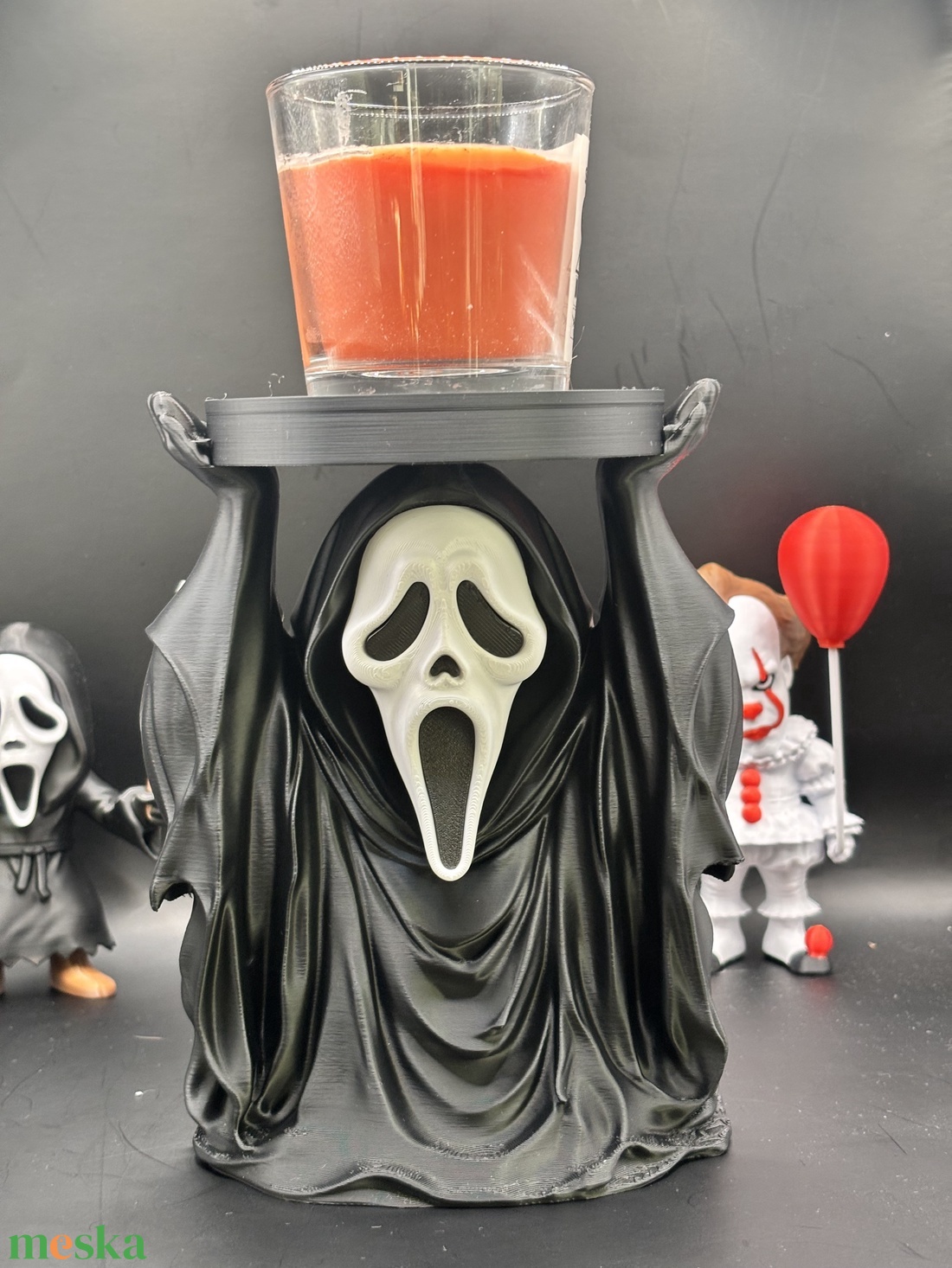 Sikoly alakú egyedi gyertyatartó - otthon & életmód - dekoráció - halloween - halloweeni dekoráció - Meska.hu