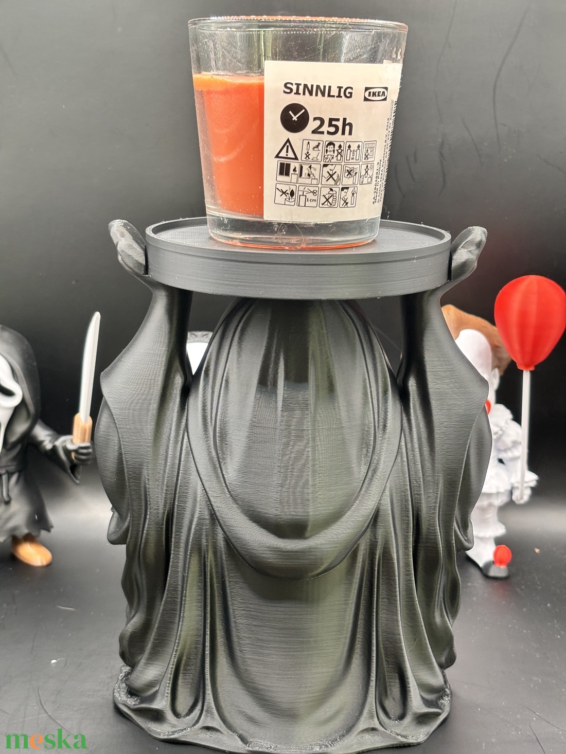Sikoly alakú egyedi gyertyatartó - otthon & életmód - dekoráció - halloween - halloweeni dekoráció - Meska.hu