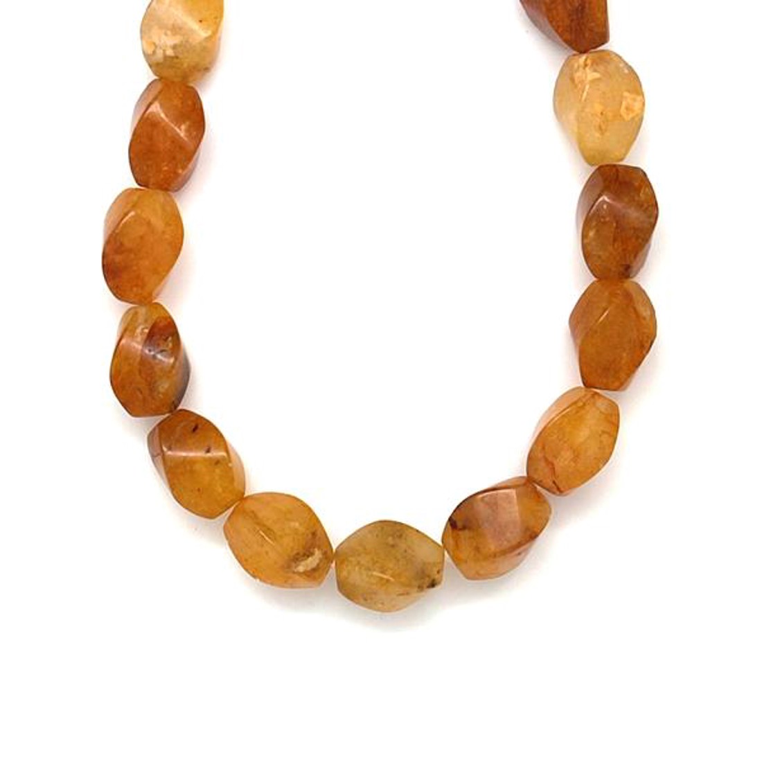 Aventurin sárga csavart tégla 10x15mm ékszerkészítő alapanyag (füzér) - kellékek & szerszámok - ásvány alapanyag - ásványfüzér - Meska.hu