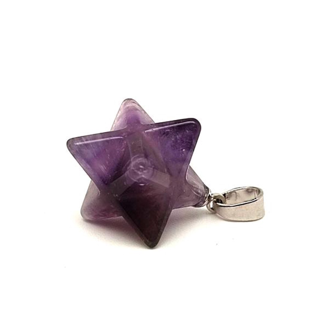 Merkaba medál Ametiszt 2x2cm - ékszer - nyaklánc - medál - Meska.hu