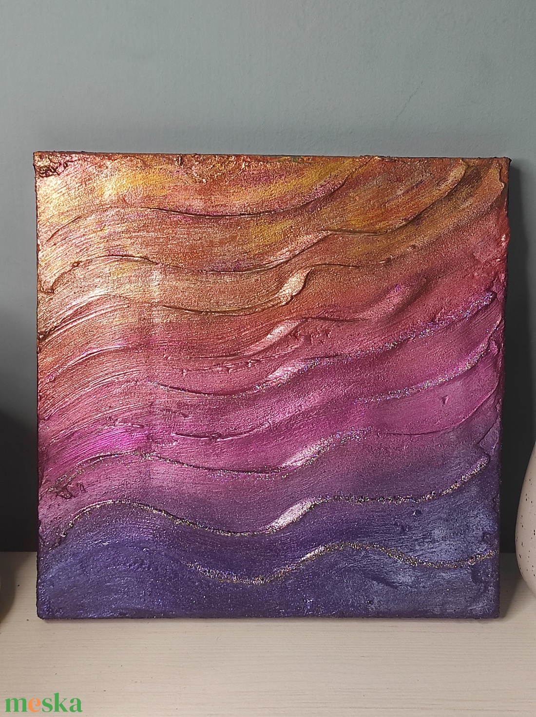 20x20cm-es strukturált felületű naplemente jellegű akril festmény - otthon & életmód - dekoráció - kép & falikép - vászonkép - Meska.hu 20x20cm-es strukturált felületű naplemente jellegű akril festmény - otthon & életmód - dekoráció - kép & falikép - vászonkép - Meska.hu
