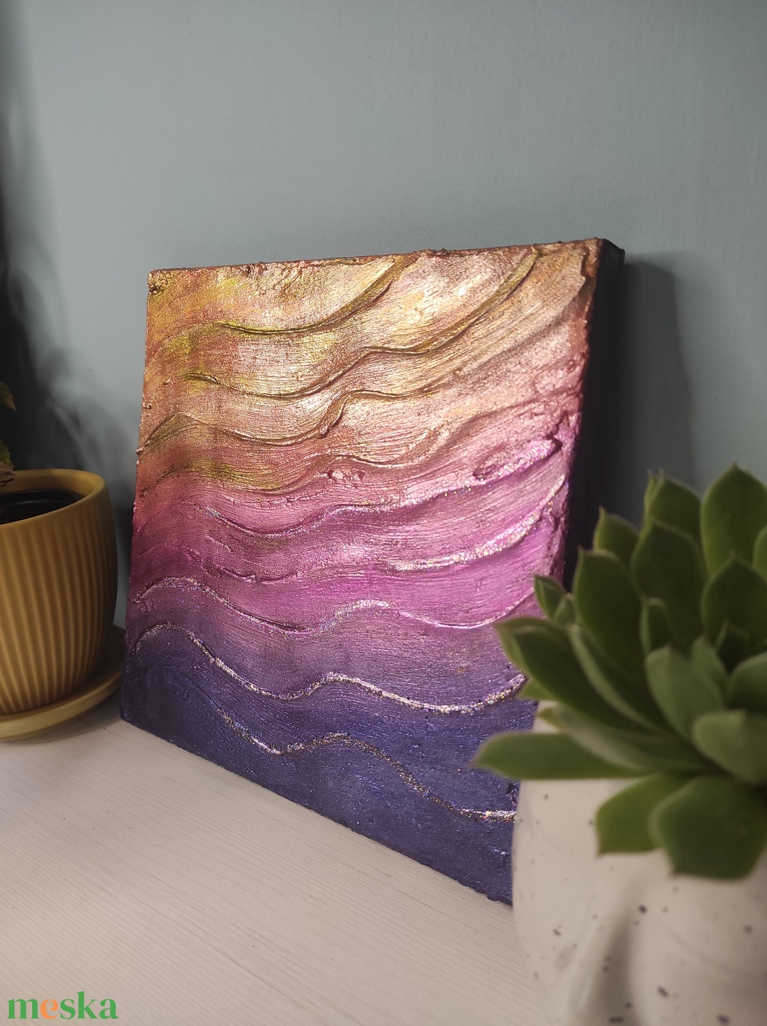 20x20cm-es strukturált felületű naplemente jellegű akril festmény - otthon & életmód - dekoráció - kép & falikép - vászonkép - Meska.hu 20x20cm-es strukturált felületű naplemente jellegű akril festmény - otthon & életmód - dekoráció - kép & falikép - vászonkép - Meska.hu