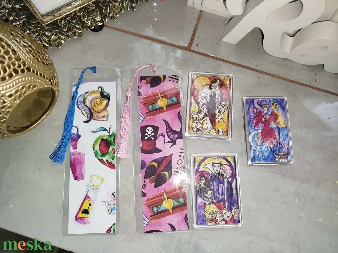 Egyedi hűtőmágnes és könyvjelző  - könyv & zene - könyvjelző - Meska.hu