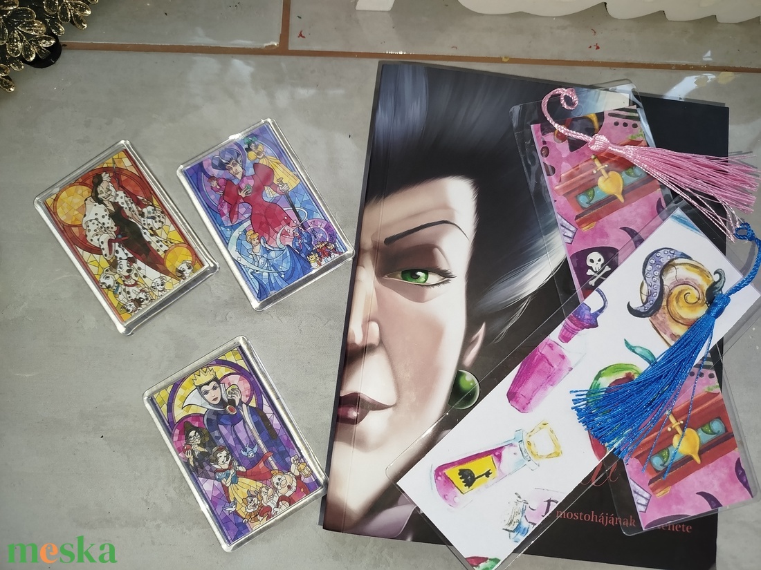 Egyedi hűtőmágnes és könyvjelző  - könyv & zene - könyvjelző - Meska.hu