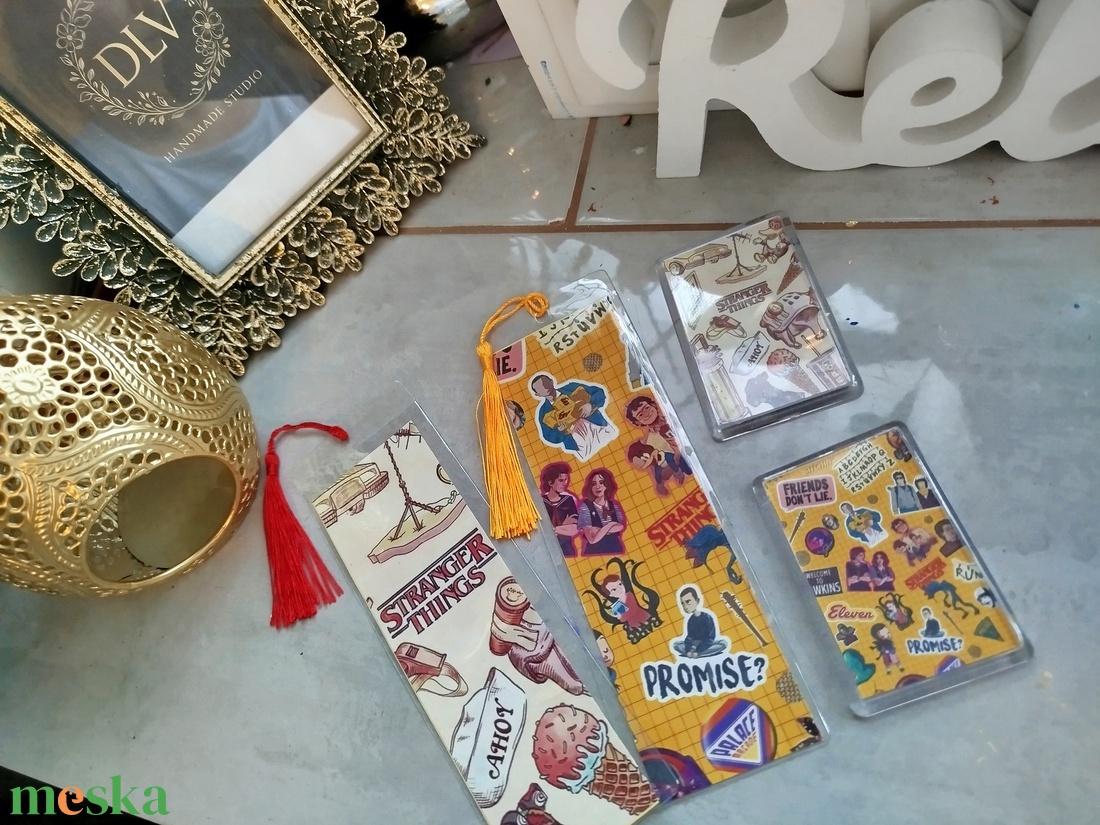 Egyedi hűtőmágnes és könyvjelző  - könyv & zene - könyvjelző - Meska.hu