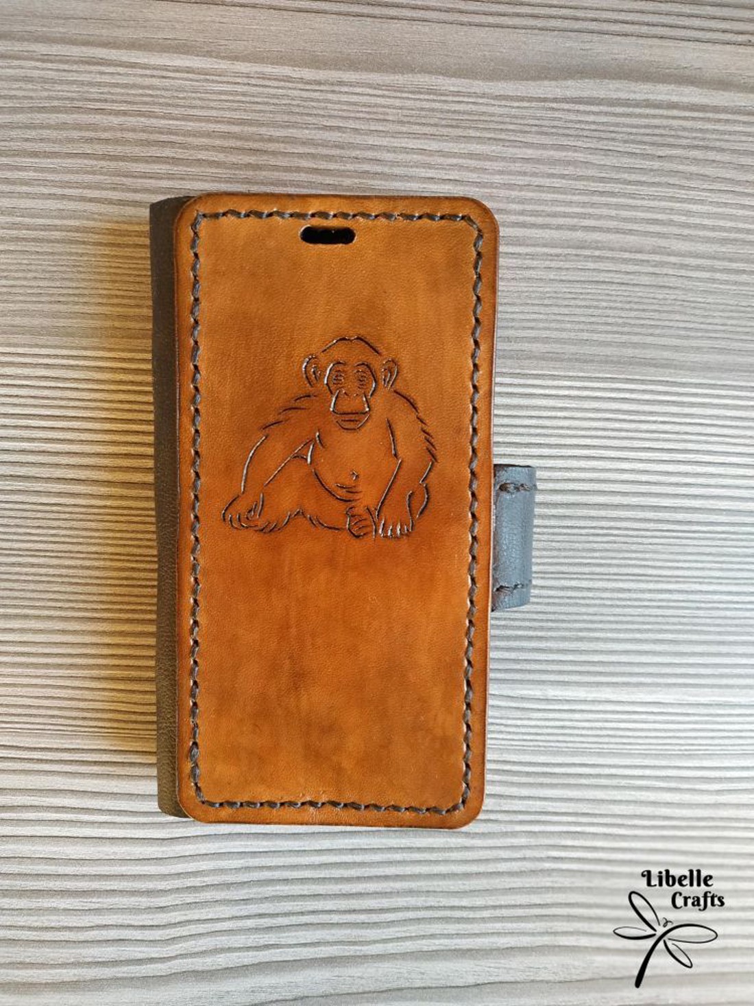 Csimpánz sziluettes flip telefontok - táska & tok - pénztárca & más tok - telefontok - Meska.hu