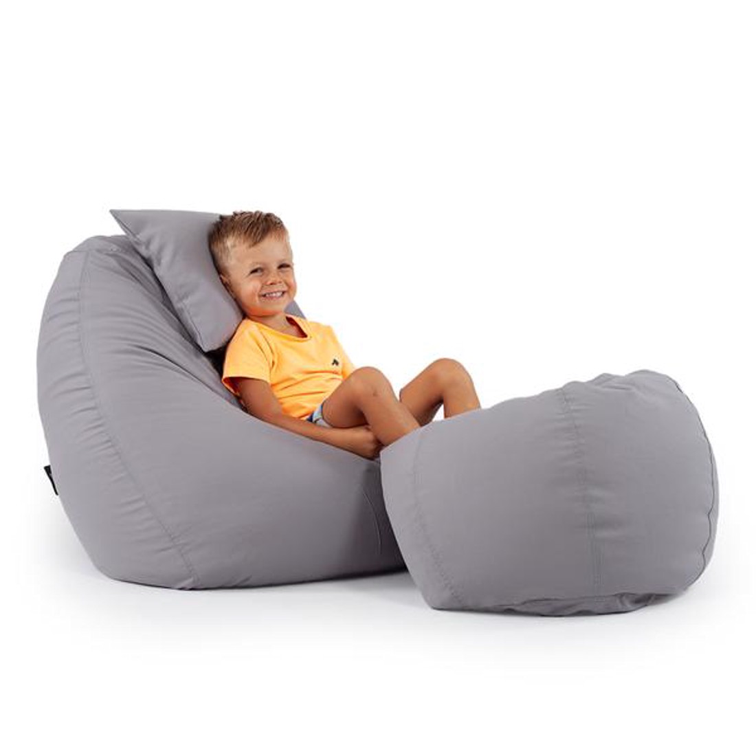 Szürke ALL IN Tini Babzsákfotel Garnitúra -  - Meska.hu