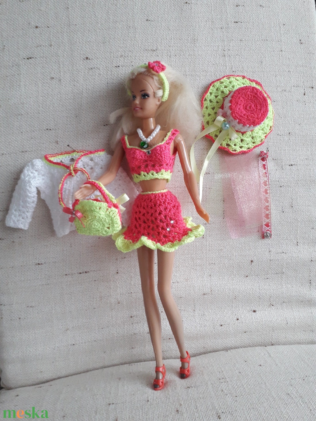 Barbieruha garnitúra - játék & sport - baba & babaház - barbie ruhák - Meska.hu Barbieruha garnitúra - játék & sport - baba & babaház - barbie ruhák - Meska.hu