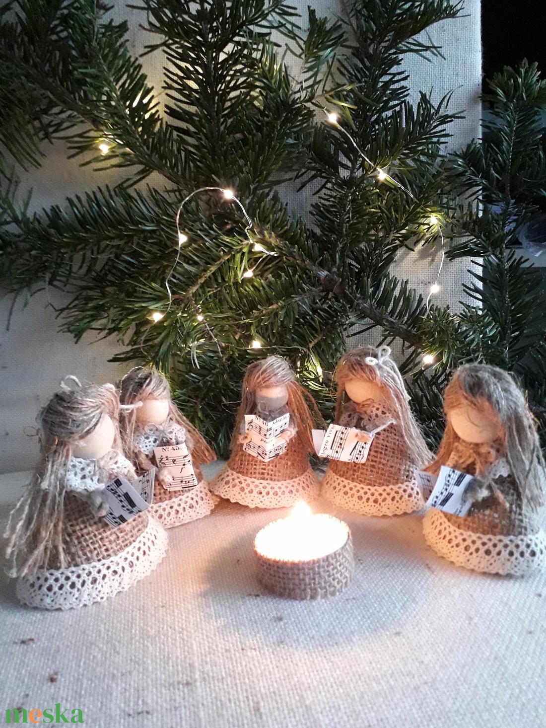Kislánykórus - karácsony - adventi díszek - adventi asztaldísz - Meska.hu Kislánykórus - karácsony - adventi díszek - adventi asztaldísz - Meska.hu
