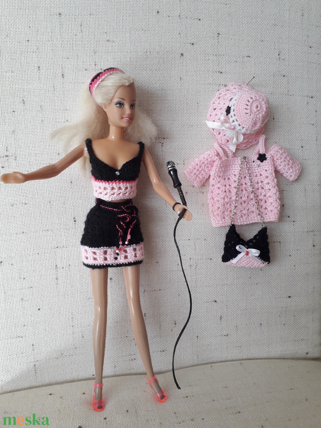 Barbi baba horgolt ruha garnitúra - játék & sport - baba & babaház - barbie ruhák - Meska.hu Barbi baba horgolt ruha garnitúra - játék & sport - baba & babaház - barbie ruhák - Meska.hu
