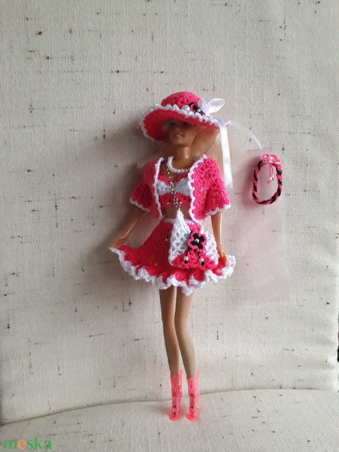 Horgolt Barbie ruha - játék & sport - baba & babaház - barbie ruhák - Meska.hu Horgolt Barbie ruha - játék & sport - baba & babaház - barbie ruhák - Meska.hu