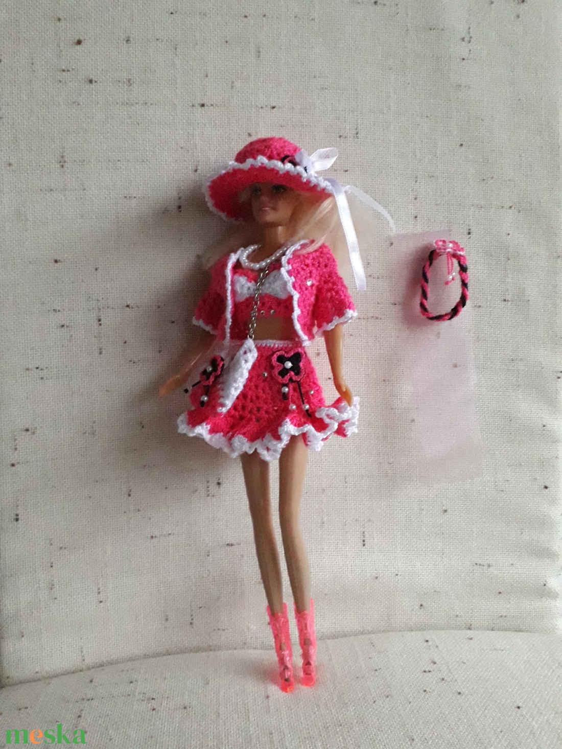 Horgolt Barbie ruha - játék & sport - baba & babaház - barbie ruhák - Meska.hu Horgolt Barbie ruha - játék & sport - baba & babaház - barbie ruhák - Meska.hu