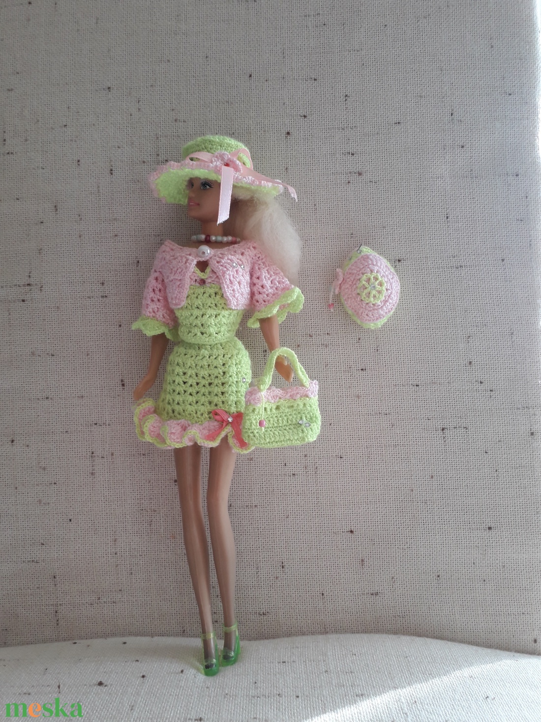 Horgolt babaruha - játék & sport - baba & babaház - barbie ruhák - Meska.hu Horgolt babaruha - játék & sport - baba & babaház - barbie ruhák - Meska.hu