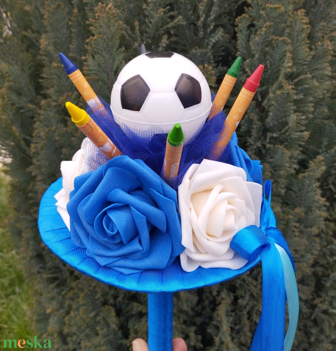 Focis óvodai ballagó csokor - otthon & életmód - dekoráció - virágdísz és tartó - csokor & virágdísz - Meska.hu