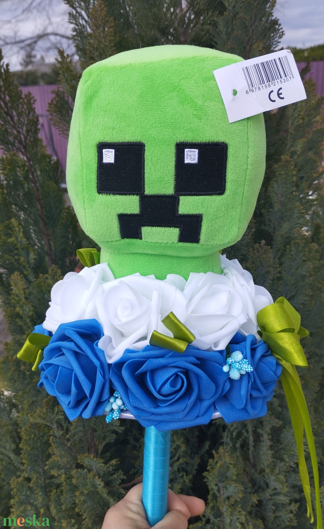Creeper Minecraft ovis ballagó csokor - otthon & életmód - dekoráció - virágdísz és tartó - csokor & virágdísz - Meska.hu Creeper Minecraft ovis ballagó csokor - otthon & életmód - dekoráció - virágdísz és tartó - csokor & virágdísz - Meska.hu