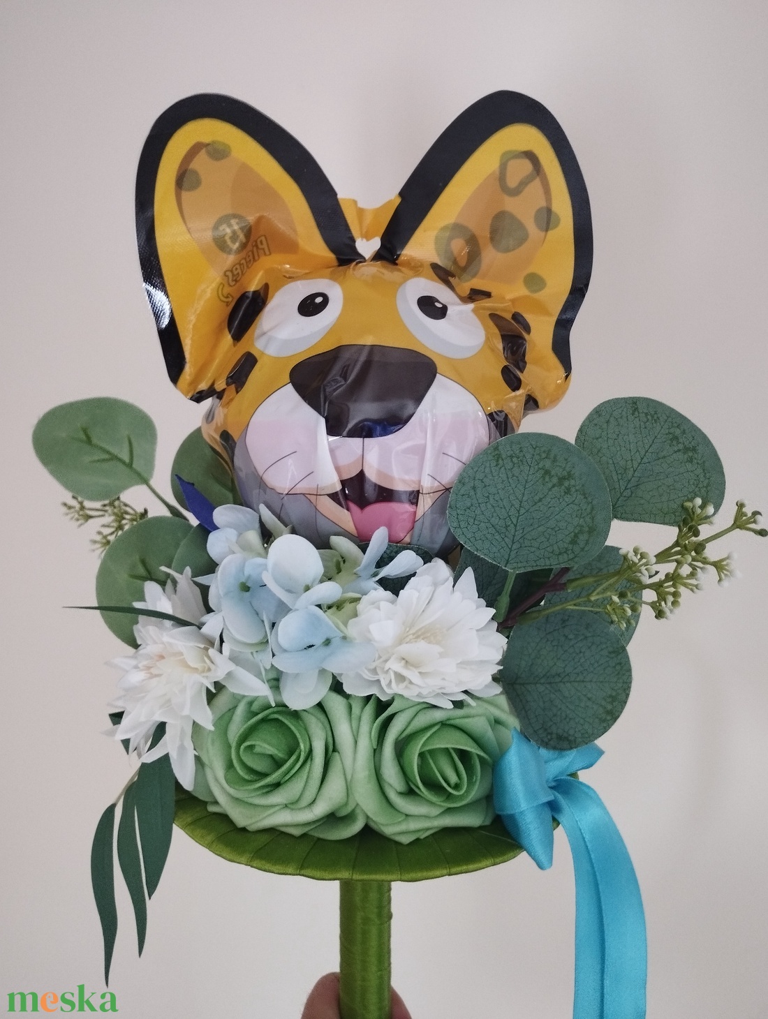 Ballagó csokor nyalókával - otthon & életmód - dekoráció - virágdísz és tartó - csokor & virágdísz - Meska.hu