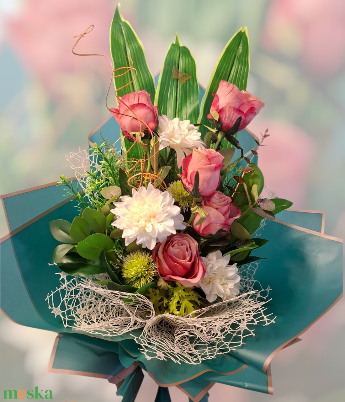 Virágcsokor ballagásra - otthon & életmód - virágdekoráció - virágok - virágcsokor - Meska.hu