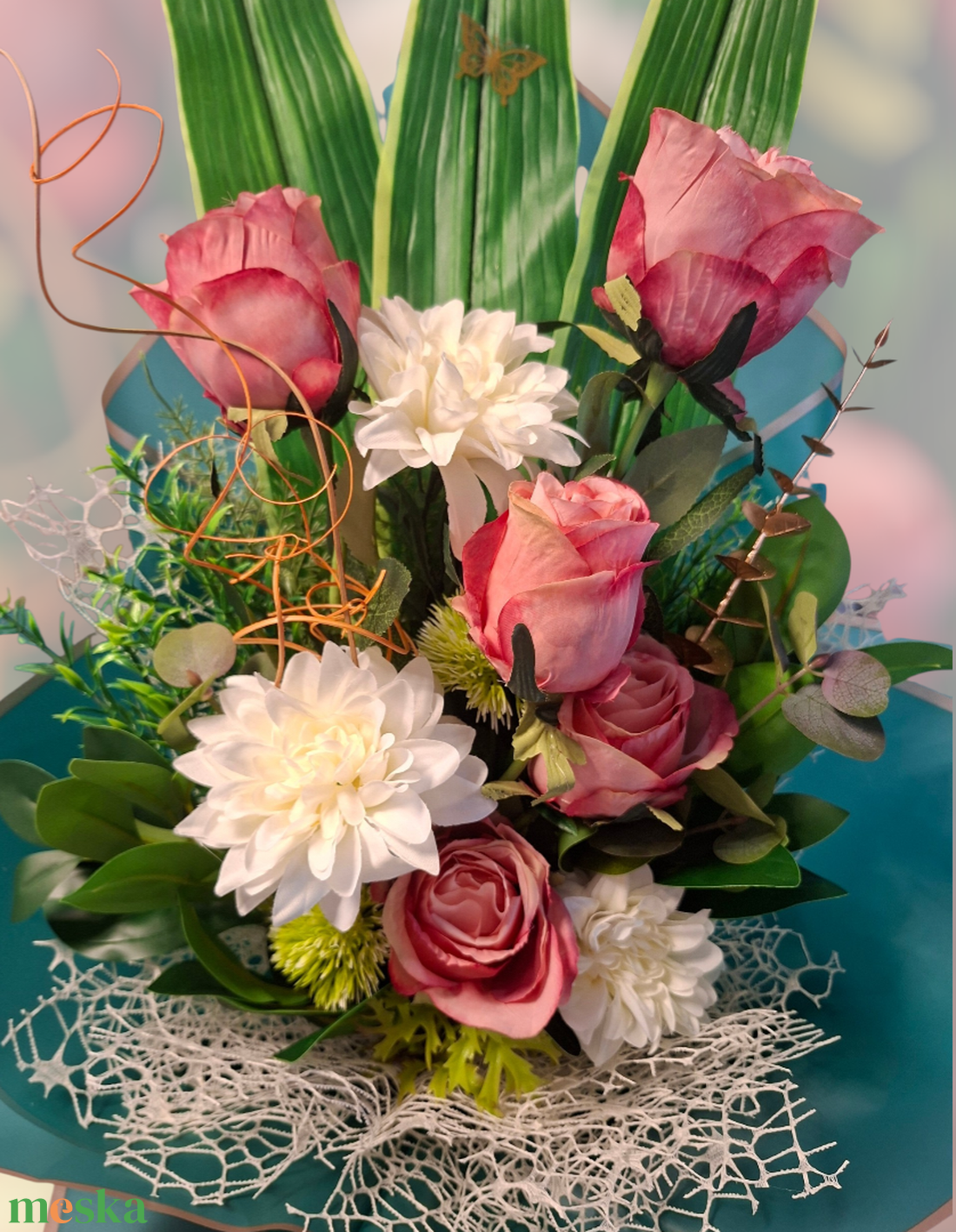 Virágcsokor ballagásra - otthon & életmód - virágdekoráció - virágok - virágcsokor - Meska.hu