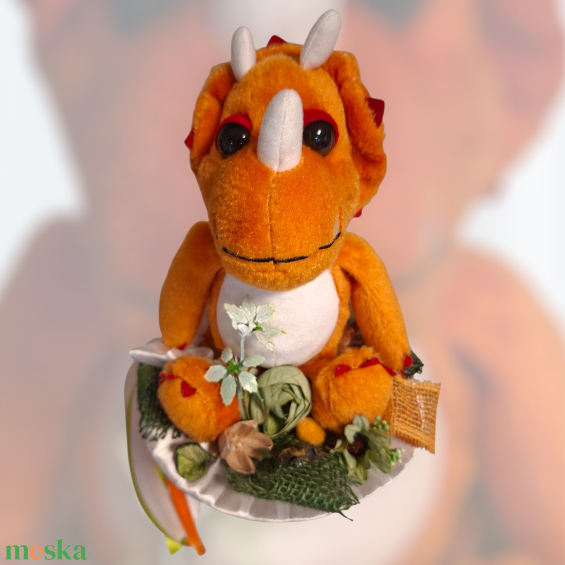 Dínós óvodai ballagási csokor - otthon & életmód - virágdekoráció - virágok - virágcsokor - Meska.hu