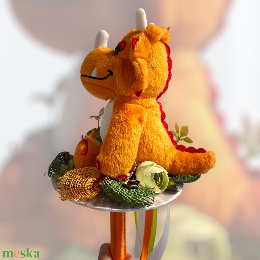 Dínós óvodai ballagási csokor - otthon & életmód - virágdekoráció - virágok - virágcsokor - Meska.hu