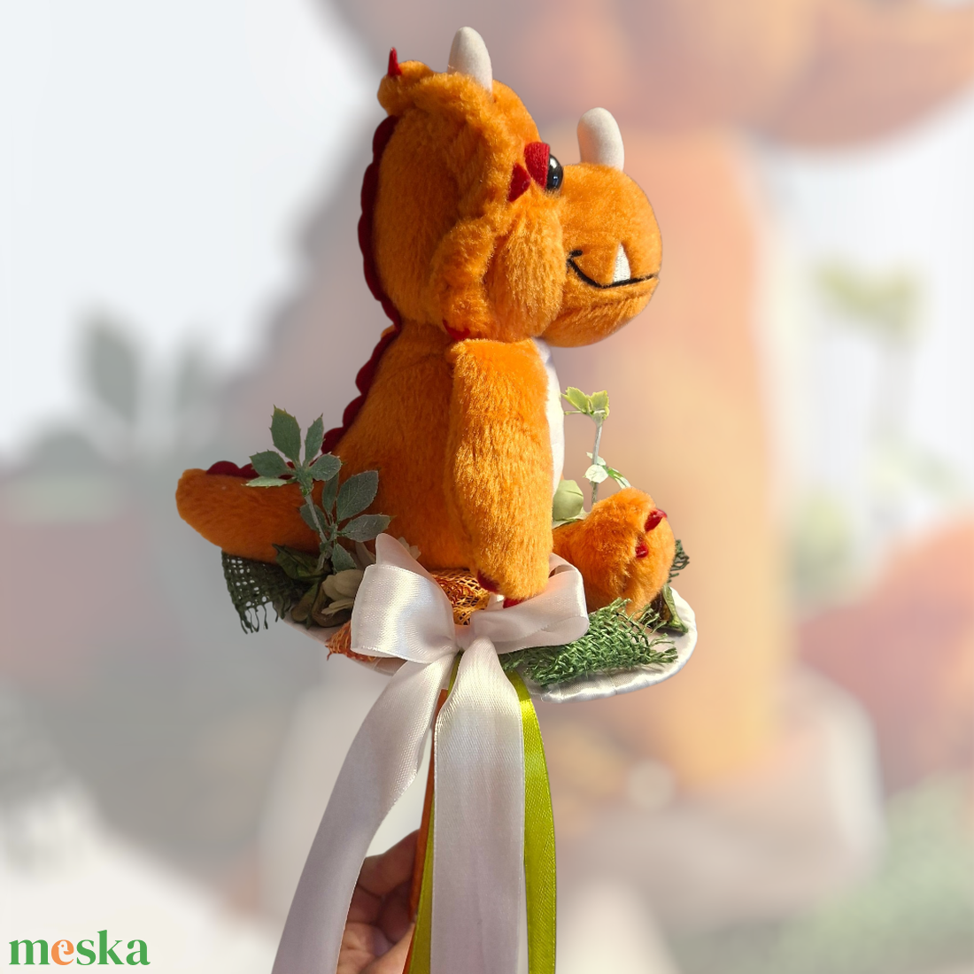 Dínós óvodai ballagási csokor - otthon & életmód - virágdekoráció - virágok - virágcsokor - Meska.hu