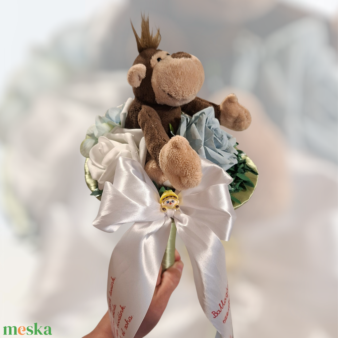 Majmos óvodai ballagási csokor - otthon & életmód - virágdekoráció - virágok - virágcsokor - Meska.hu