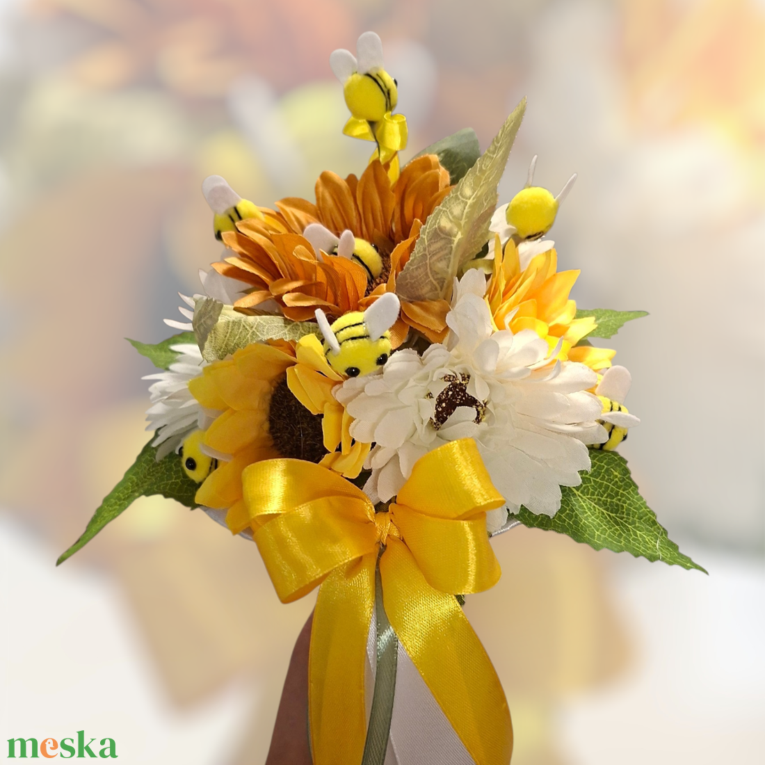 Méhecskés óvodai ballagási csokor - otthon & életmód - virágdekoráció - virágok - virágcsokor - Meska.hu