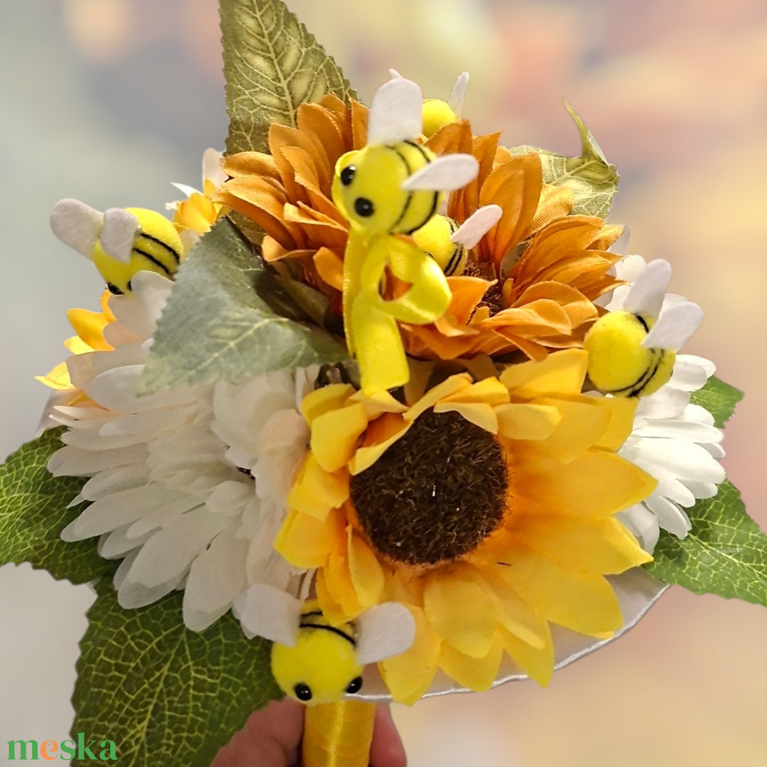 Méhecskés óvodai ballagási csokor - otthon & életmód - virágdekoráció - virágok - virágcsokor - Meska.hu