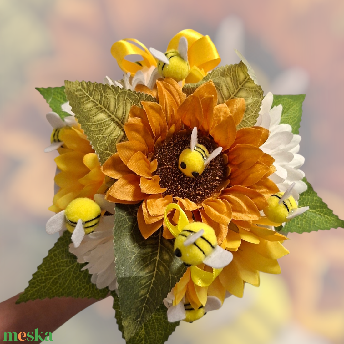 Méhecskés óvodai ballagási csokor - otthon & életmód - virágdekoráció - virágok - virágcsokor - Meska.hu