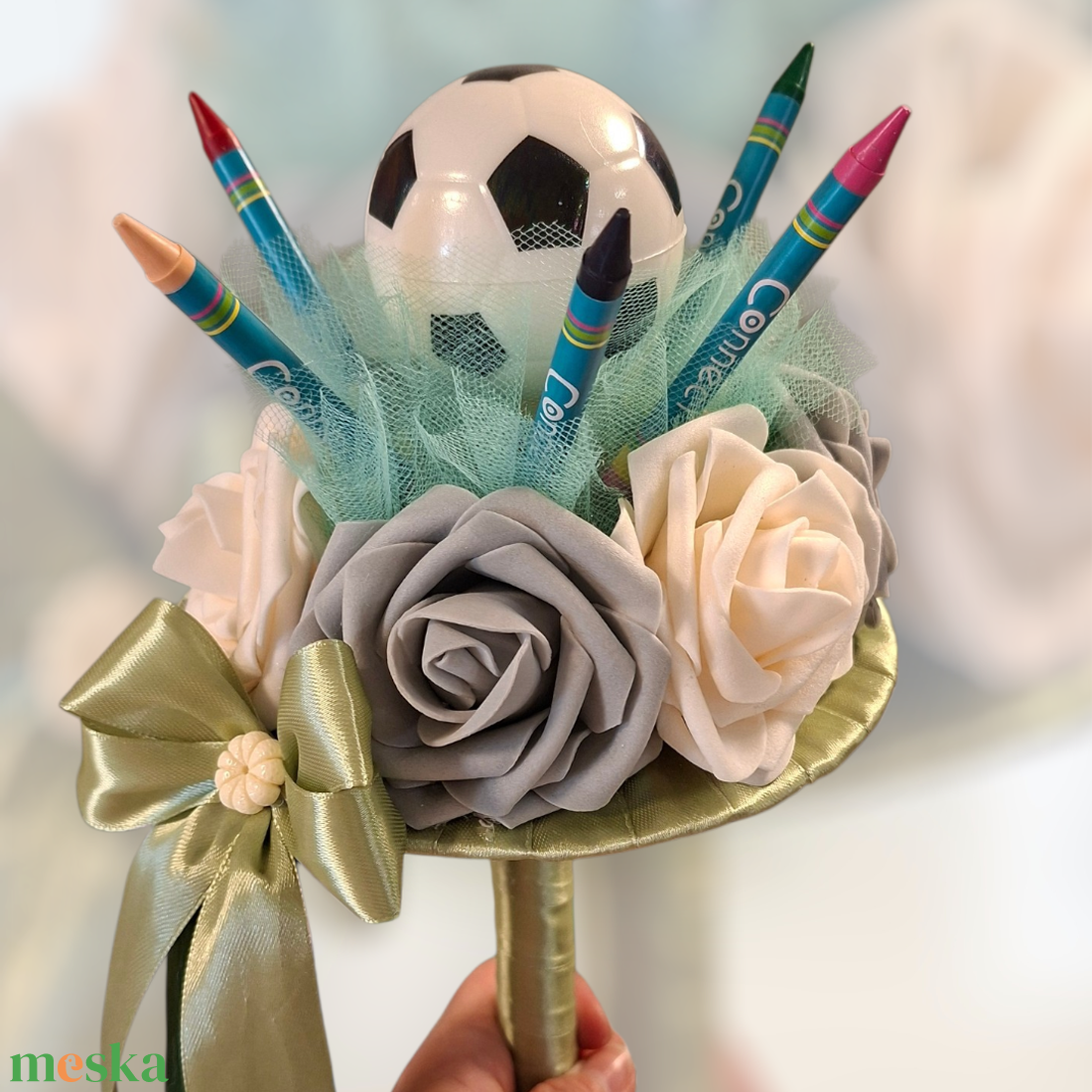 Focis óvodai ballagó csokor fiúknak/lányoknak - otthon & életmód - virágdekoráció - virágok - virágcsokor - Meska.hu