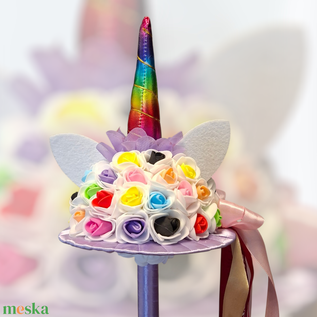 Unicornis csokor óvodai ballagásra - otthon & életmód - virágdekoráció - virágok - virágcsokor - Meska.hu
