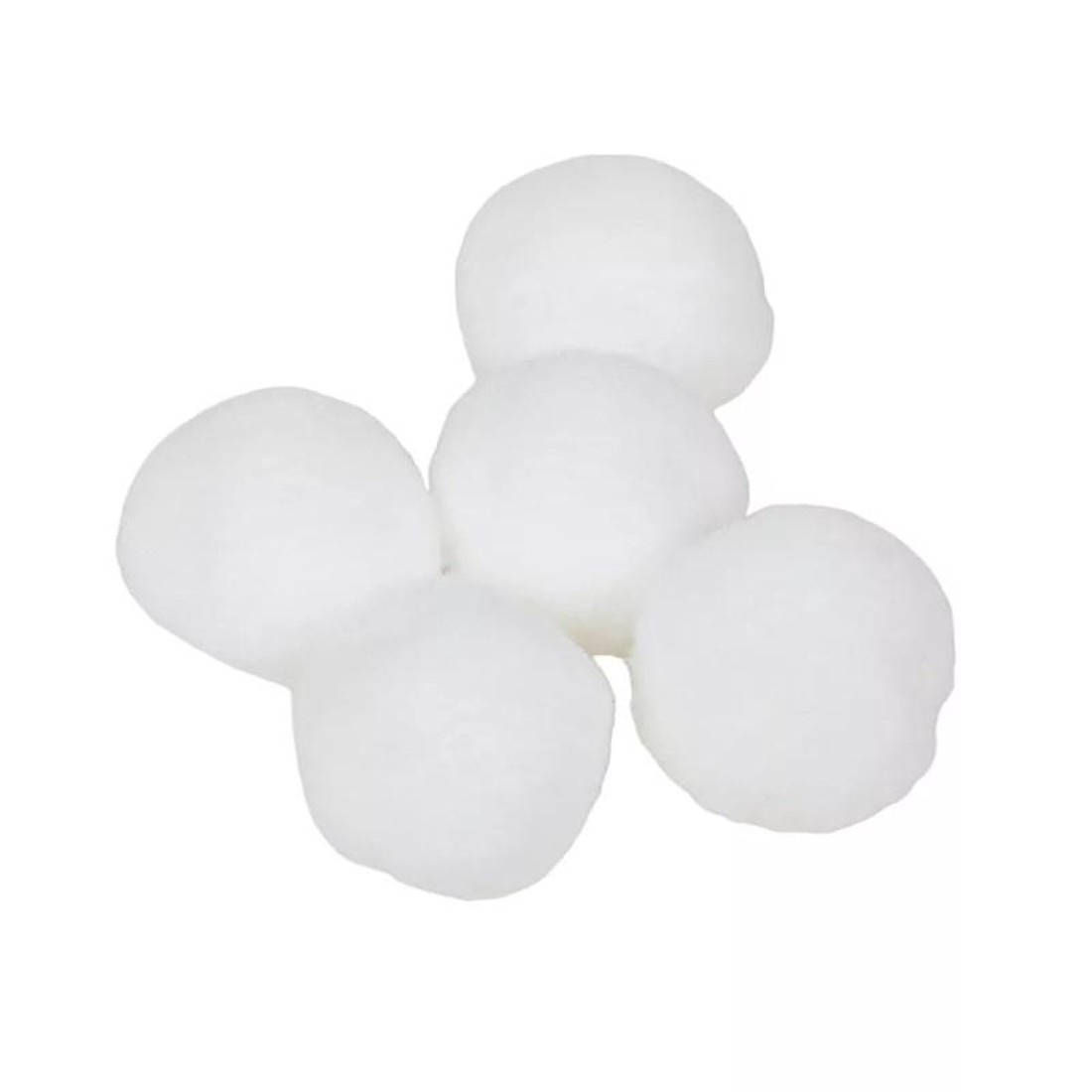 3 cm-es kashmir golyó 5 db-os kiszerelés - fehér - kellékek & szerszámok - dekorációs kellékek - egyéb kellékek - Meska.hu