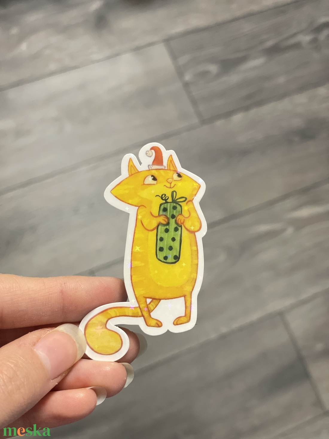 Csillogós Matrica - Mikulás Mrs. Hildred - otthon & életmód - papír, írószer - matrica, matrica csomag - Meska.hu