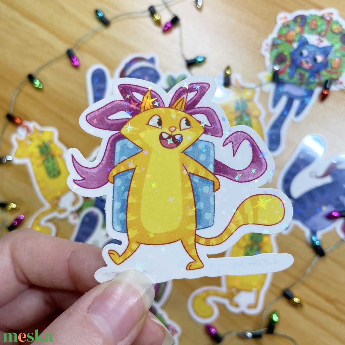 Csillogós Matrica - Ajándékos Mrs. Hildred - otthon & életmód - papír, írószer - matrica, matrica csomag - Meska.hu