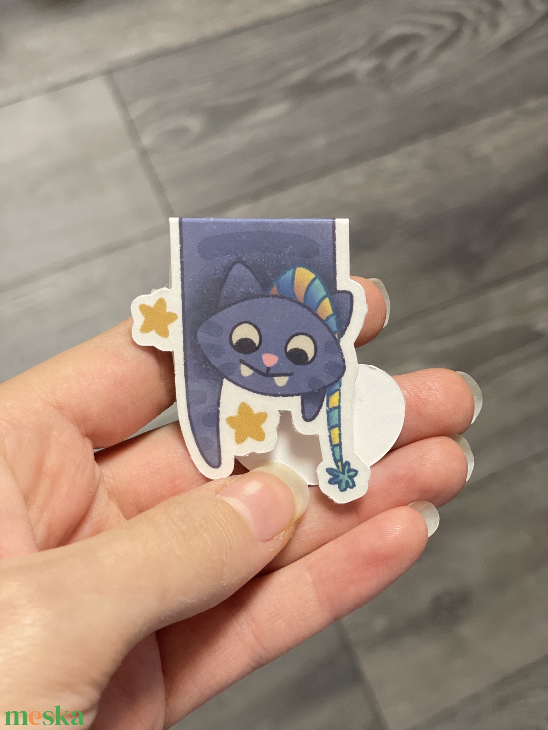 Mágneses könyvjelző hologramos - Mr. Chamberlin csillagos - könyv & zene - könyvjelző - Meska.hu