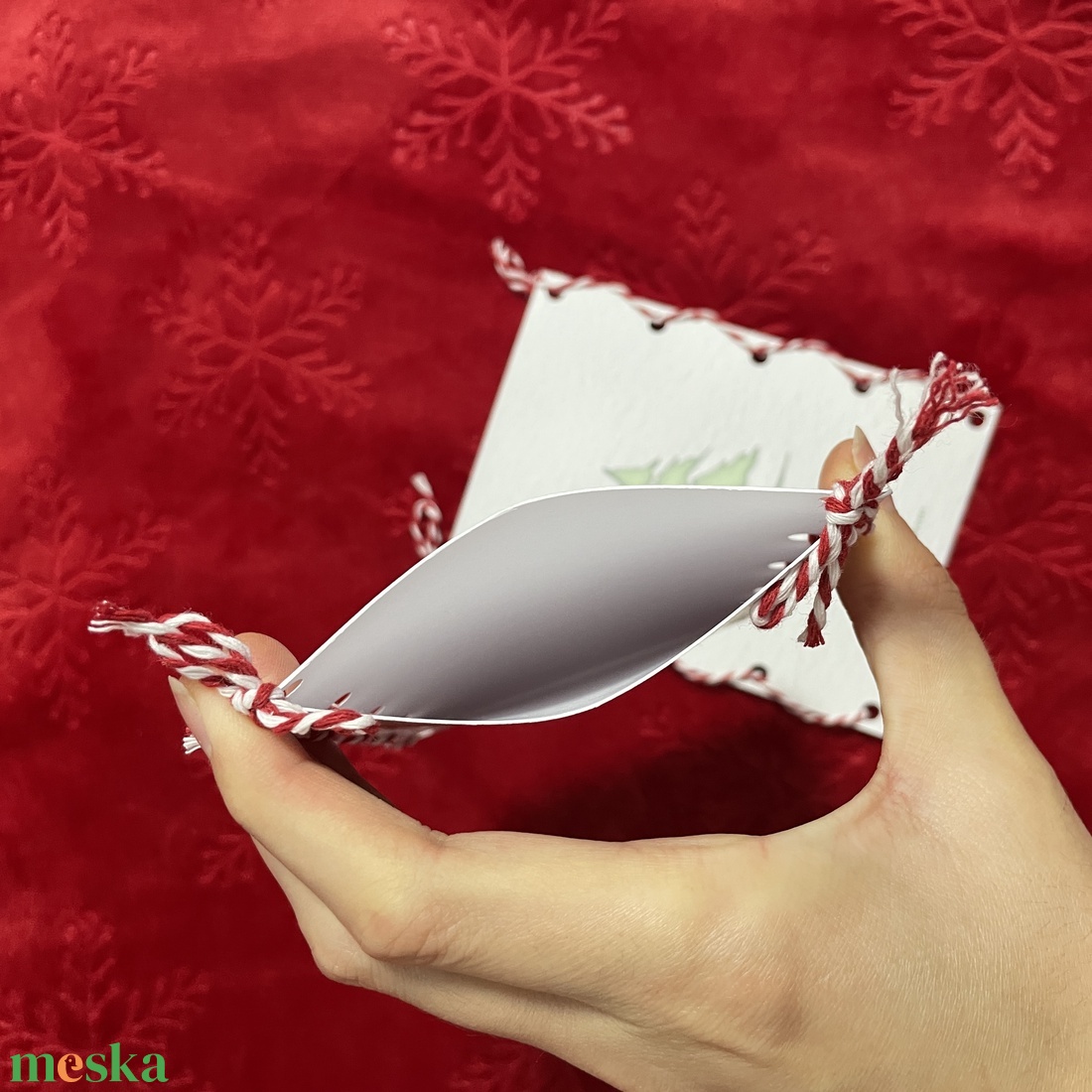 Karácsonyi boríték - Mrs. Hildred - otthon & életmód - papír, írószer - ajándékozás kellékei - pénzátadó boríték - Meska.hu