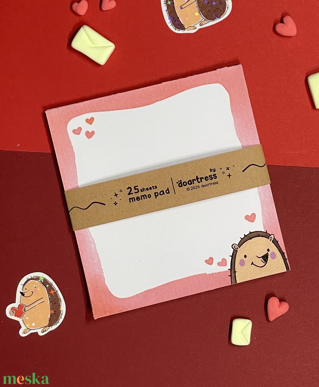 Sünis illusztrált jegyzettömb - otthon & életmód - papír, írószer - jegyzetfüzet & napló - Meska.hu