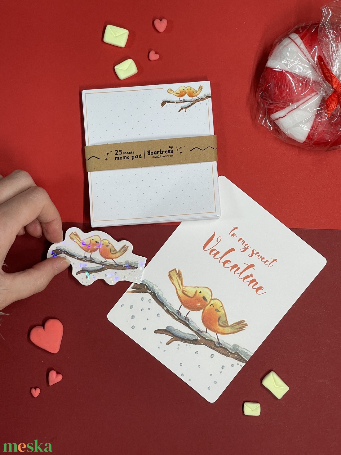 CSOMAG! Vörösbegyes szerelems valentin napi gyűjtemény - könyv & zene - könyvjelző - Meska.hu