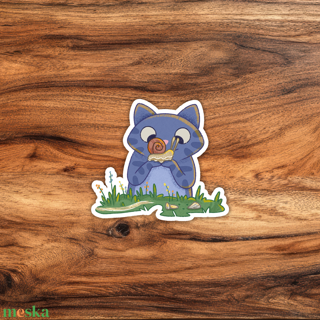 Vinyl Matrica - Tavaszi Mr. Chamberlin csigával - otthon & életmód - papír, írószer - matrica, matrica csomag - Meska.hu