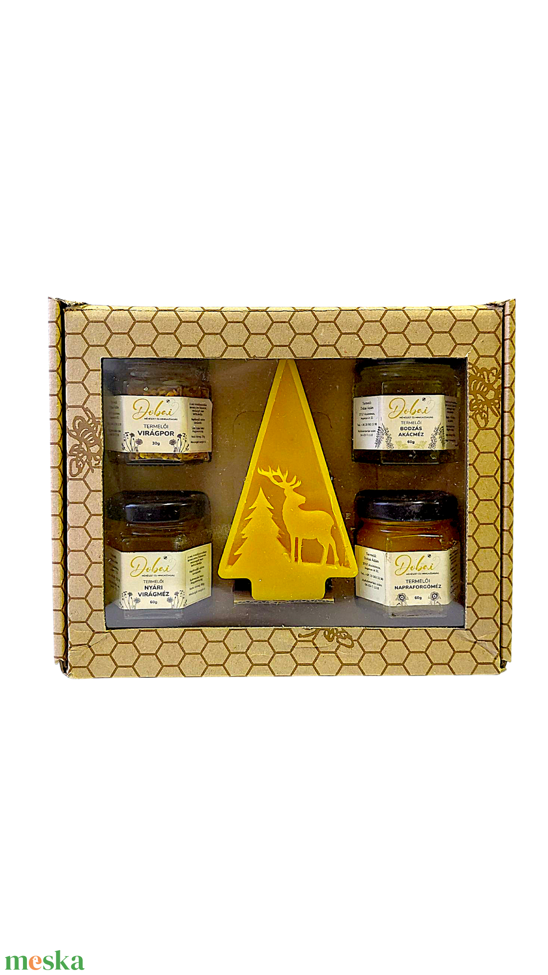 Mézes ajándék doboz - élelmiszer - méz & propolisz - Meska.hu