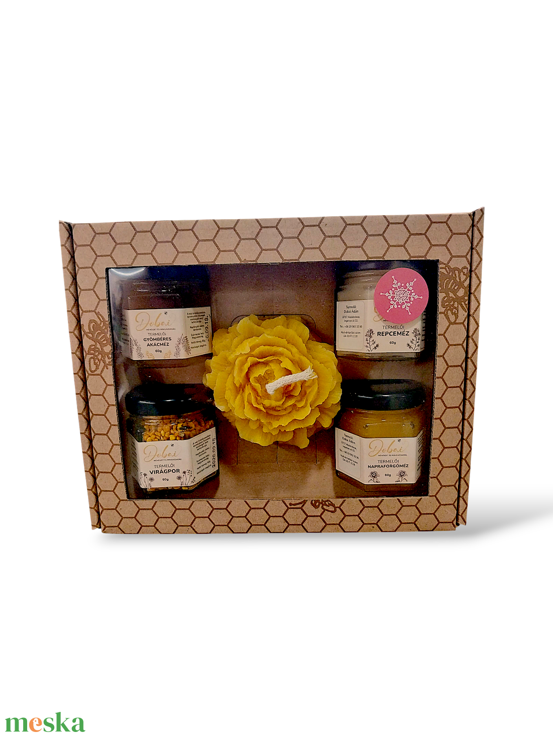 Mézes ajándék doboz - élelmiszer - méz & propolisz - Meska.hu